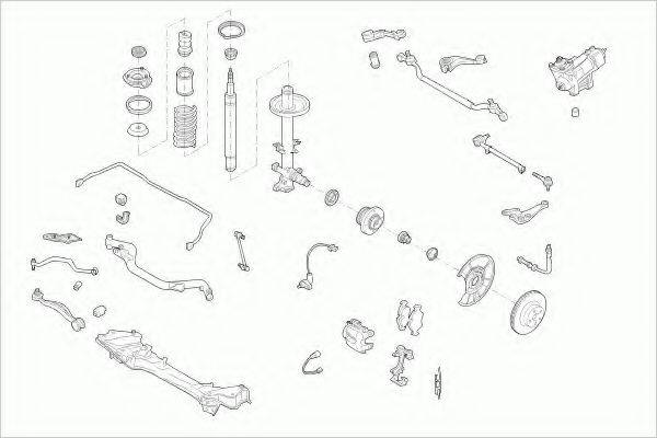 LEMFORDER BMW5FL001 Рульове управління; Підвіска колеса