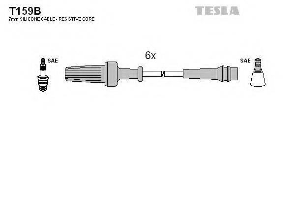 TESLA T159B Комплект дротів запалювання