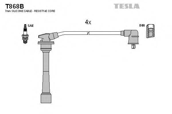 TESLA T868B Комплект дротів запалювання