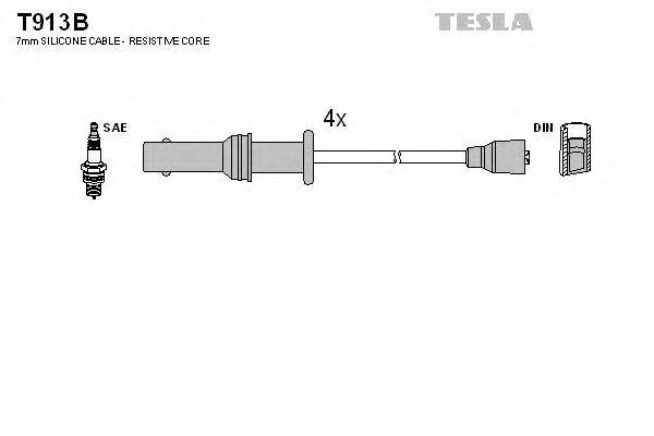 TESLA T913B Комплект дротів запалювання