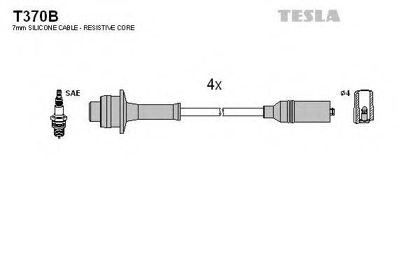 TESLA T370B Комплект дротів запалювання