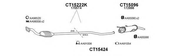 VENEPORTE 150169 Система випуску ОГ