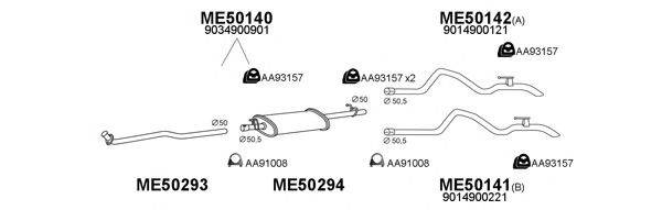 VENEPORTE 500120 Система випуску ОГ