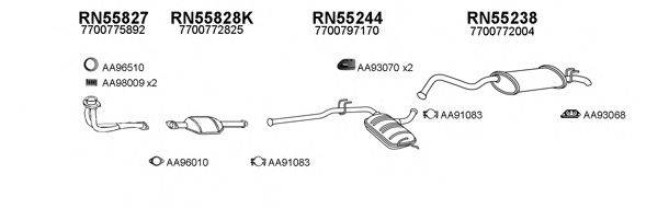 VENEPORTE 550412 Система випуску ОГ