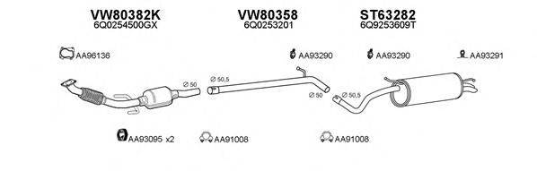 VENEPORTE 600087 Система випуску ОГ