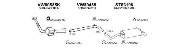 VENEPORTE 800315 Система випуску ОГ