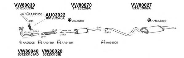 VENEPORTE 800495 Система випуску ОГ