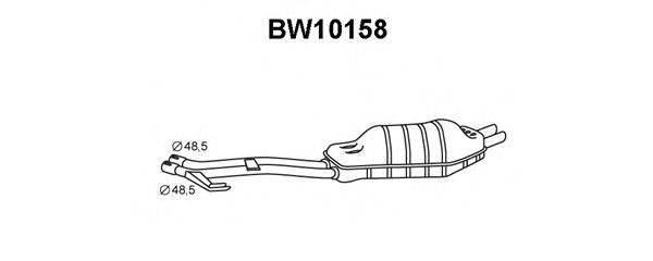 VENEPORTE BW10158 Глушник вихлопних газів кінцевий