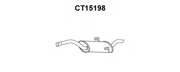 VENEPORTE CT15198 Глушник вихлопних газів кінцевий