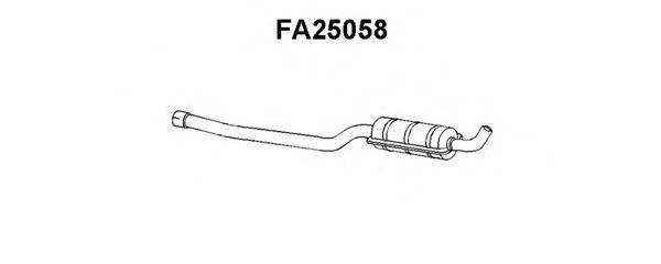 VENEPORTE FA25058 Передглушувач вихлопних газів