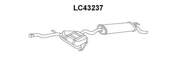 VENEPORTE LC43237 Глушник вихлопних газів кінцевий