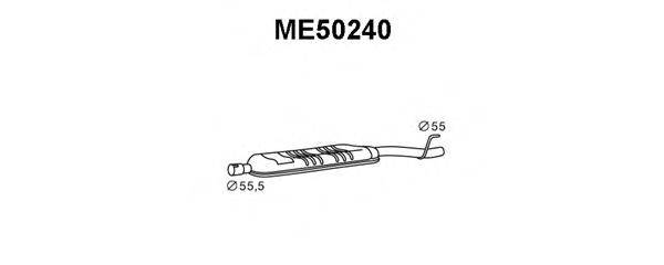 VENEPORTE ME50240 Передглушувач вихлопних газів