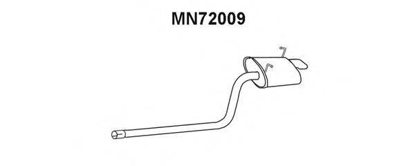 VENEPORTE MN72009 Глушник вихлопних газів кінцевий