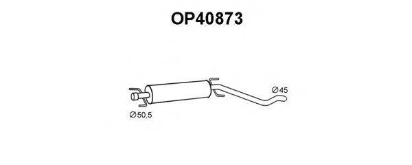 VENEPORTE OP40873 Передглушувач вихлопних газів
