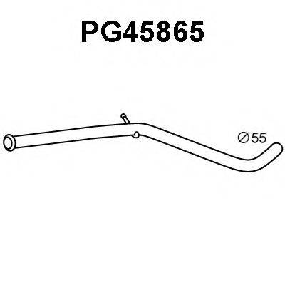 VENEPORTE PG45865 Труба вихлопного газу