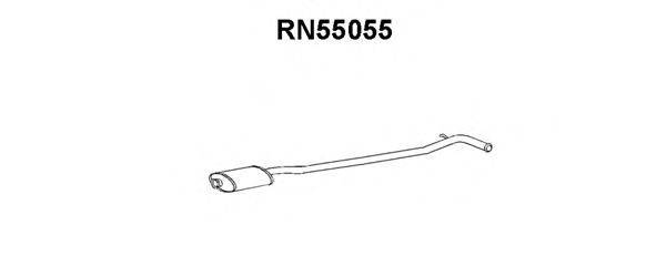 VENEPORTE RN55055 Середній глушник вихлопних газів