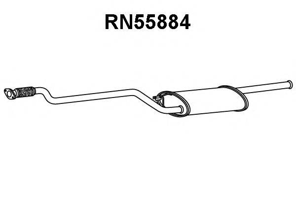 VENEPORTE RN55884 Передглушувач вихлопних газів