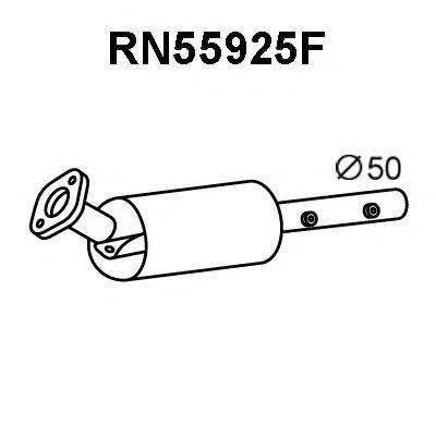 VENEPORTE RN55925F Саджовий/частковий фільтр, система вихлопу ОГ