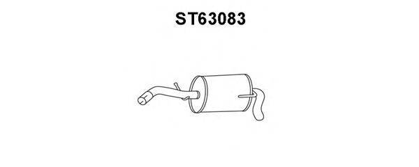 VENEPORTE ST63083 Глушник вихлопних газів кінцевий