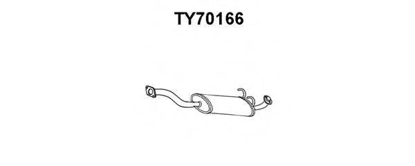 VENEPORTE TY70166 Передглушувач вихлопних газів