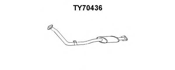 VENEPORTE TY70436 Передглушувач вихлопних газів