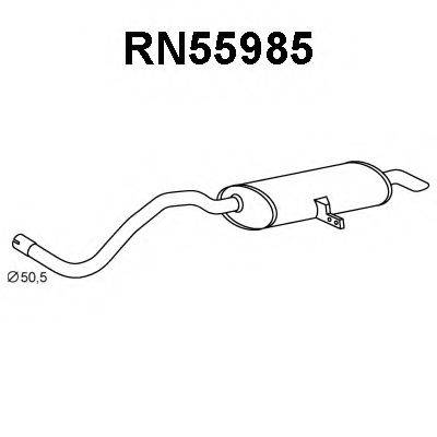 VENEPORTE RN55985 Глушник вихлопних газів кінцевий