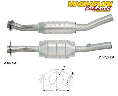 MAGNAFLOW 81604 Каталізатор
