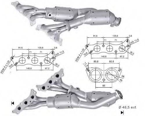 MAGNAFLOW 69707 Каталізатор