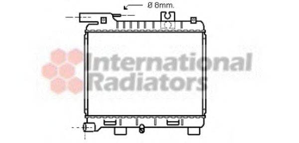 VAN WEZEL 06002055 Радіатор, охолодження двигуна