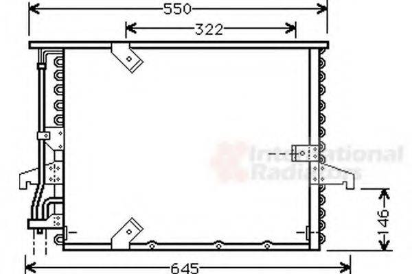 VAN WEZEL 06005180 Конденсатор, кондиціонер