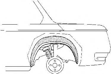 VAN WEZEL 060247 Колісна ніша