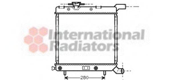 VAN WEZEL 07002003 Радіатор, охолодження двигуна