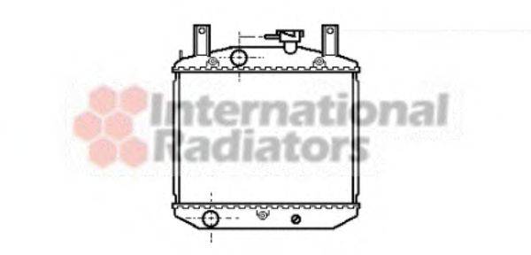VAN WEZEL 11002008 Радіатор, охолодження двигуна