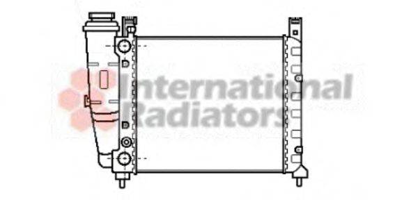 VAN WEZEL 17002039 Радіатор, охолодження двигуна