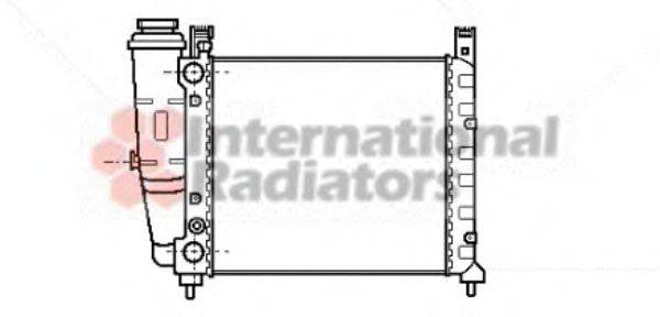 VAN WEZEL 17002059 Радіатор, охолодження двигуна