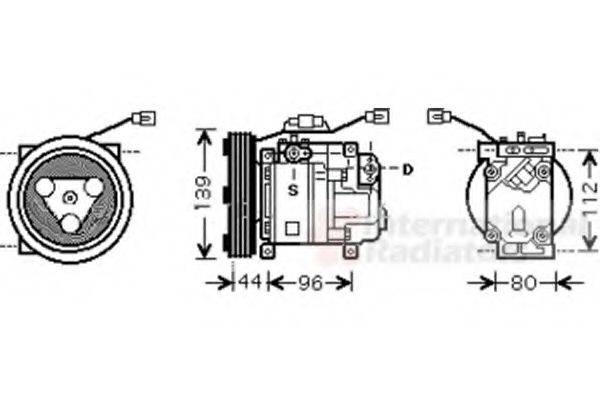 VAN WEZEL 2700K198 Компресор, кондиціонер