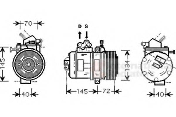 VAN WEZEL 5300K388 Компресор, кондиціонер