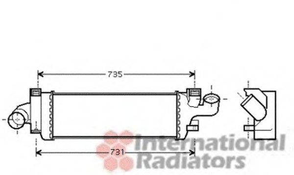 VAN WEZEL 59004134 Інтеркулер