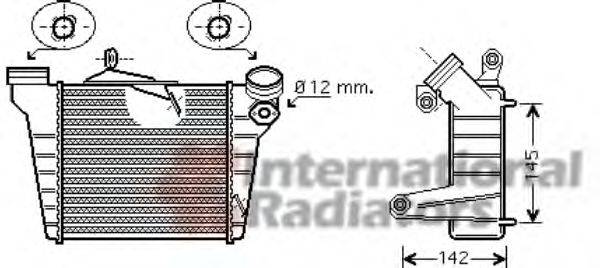 VAN WEZEL 49004036 Інтеркулер