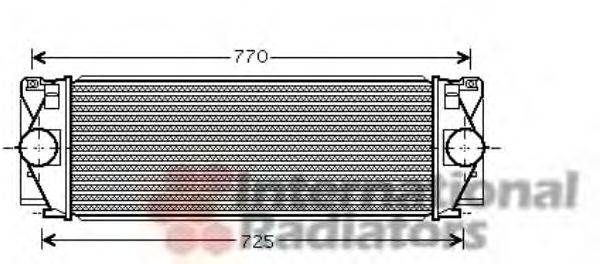 VAN WEZEL 58004267 Інтеркулер