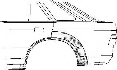 VAN WEZEL 7610147 Боковина