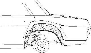 VAN WEZEL 300347 Колісна ніша