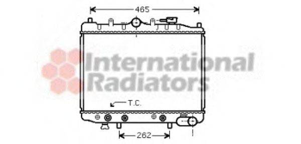 VAN WEZEL 27002028 Радіатор, охолодження двигуна