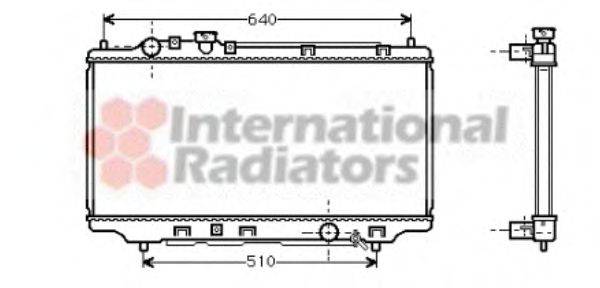 VAN WEZEL 27002116 Радіатор, охолодження двигуна