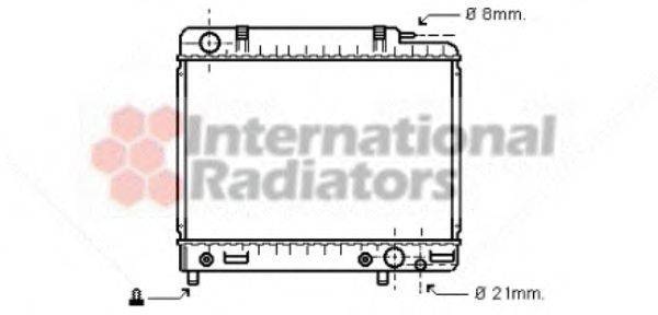 VAN WEZEL 30002041 Радіатор, охолодження двигуна