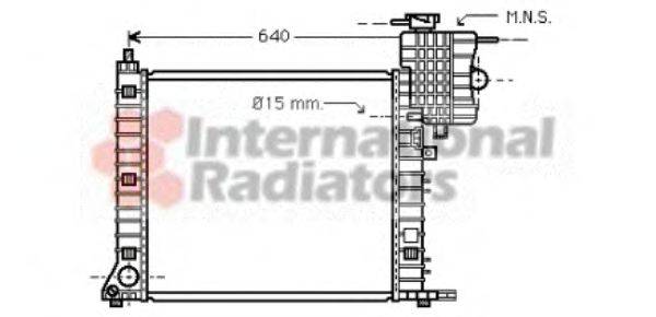 VAN WEZEL 30002264 Радіатор, охолодження двигуна