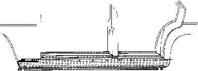 VAN WEZEL 300301 Накладка порога