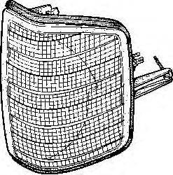 VAN WEZEL 3020902 Ліхтар покажчика повороту