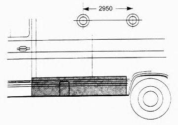 VAN WEZEL 305001 Боковина