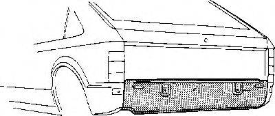 VAN WEZEL 3727136 Задня стінка